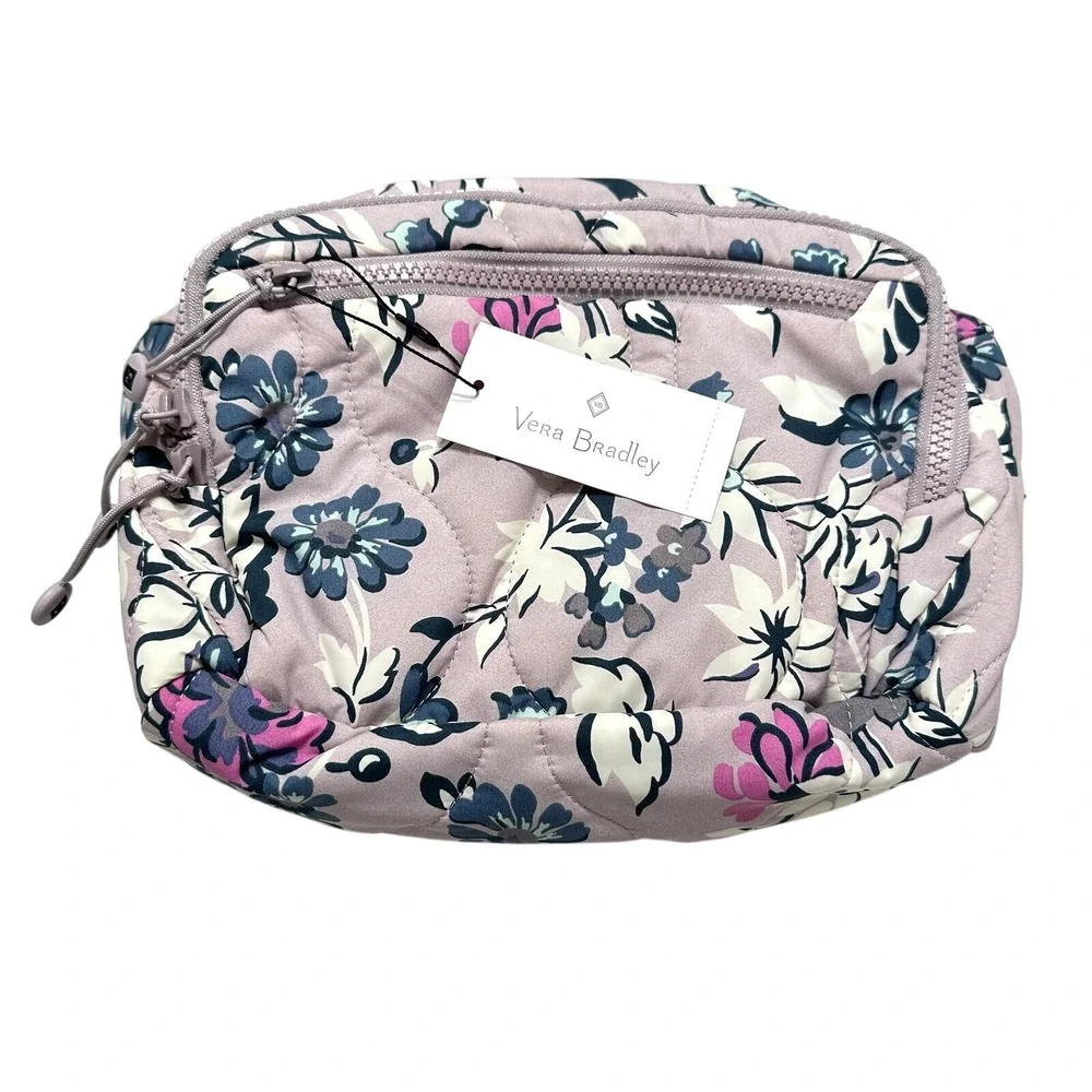 Vera Bradley Featherweight Belt Bag Fresh‎ Cut Floral Lavender NWT Stoller Waist